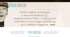 Desktop Screenshot of polarimagazine.com
